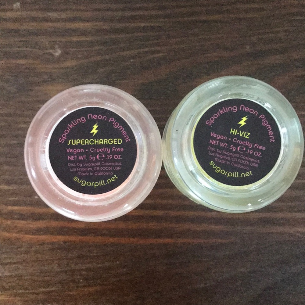 Sugarpill Sparkling Neon Pigments